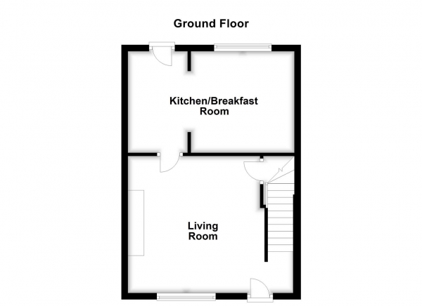 Floor Plan Image for 3 Bedroom Terraced House for Sale in Hollin Lane, Calder Grove, Wakefield