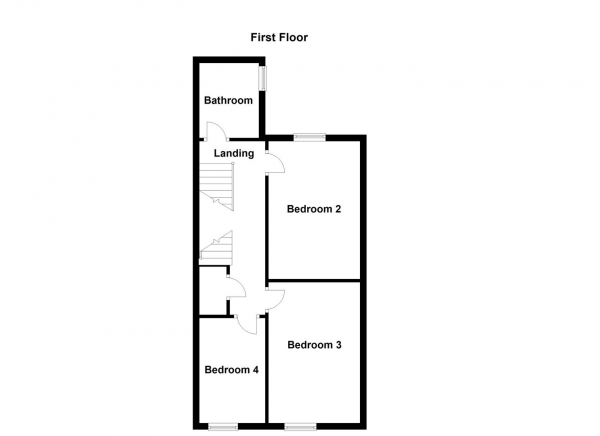 Floor Plan Image for 4 Bedroom Semi-Detached House for Sale in First Avenue, Wakefield