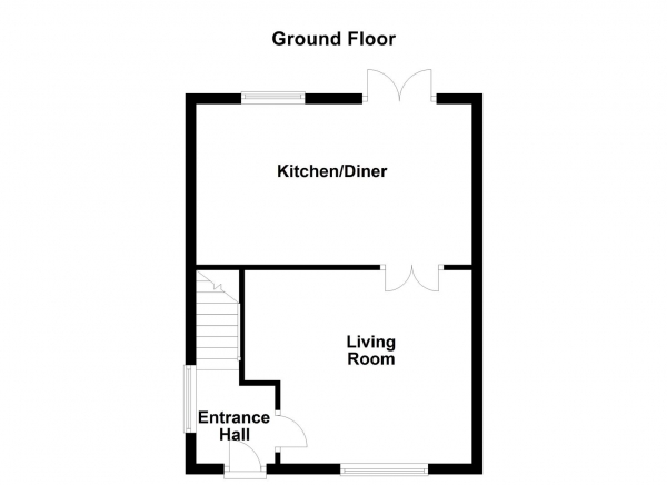 Floor Plan Image for 3 Bedroom Semi-Detached House for Sale in Manor Crescent, Walton