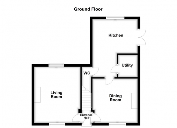 Floor Plan Image for 4 Bedroom Semi-Detached House for Sale in Queen Elizabeth Road, Wakefield