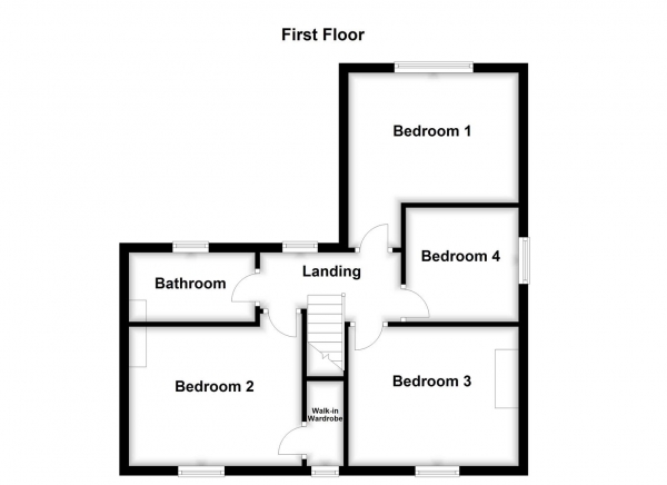 Floor Plan Image for 4 Bedroom Semi-Detached House for Sale in Queen Elizabeth Road, Wakefield