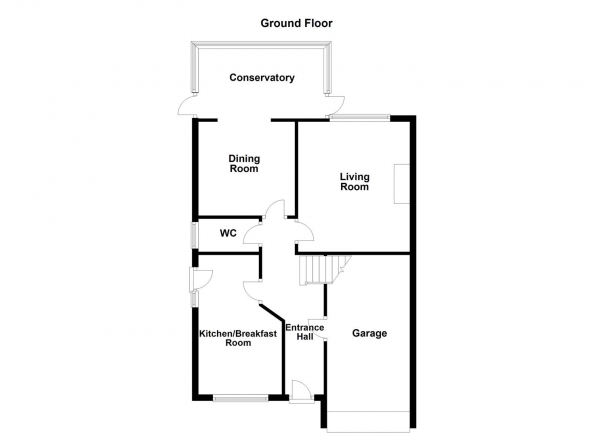 Floor Plan Image for 4 Bedroom Detached House for Sale in Tavistock Way, Wakefield