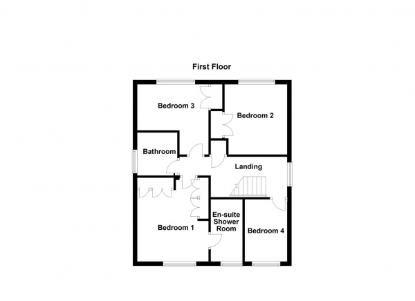 Floor Plan Image for 4 Bedroom Detached House for Sale in Tavistock Way, Wakefield