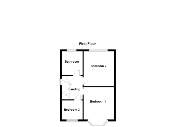 Floor Plan Image for 3 Bedroom Semi-Detached House for Sale in Belle Isle Avenue, Sandal, Wakefield