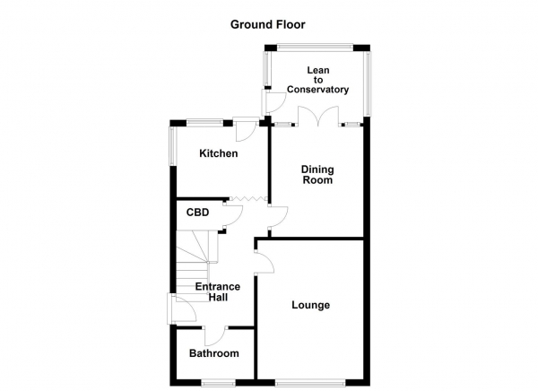 Floor Plan Image for 3 Bedroom Semi-Detached House for Sale in Church View, Crigglestone