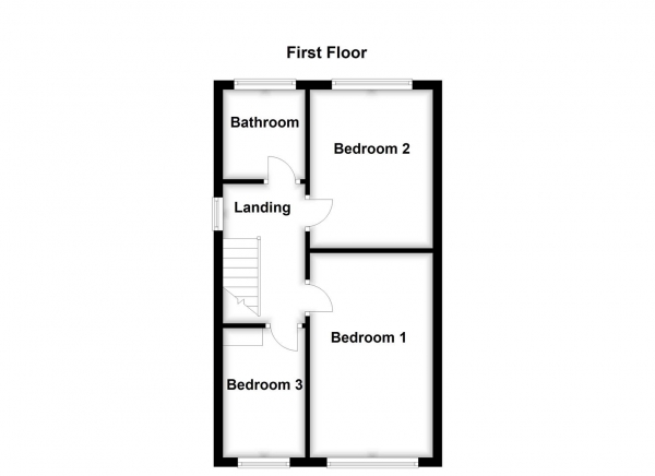 Floor Plan Image for 3 Bedroom Detached House for Sale in Newton Court, Wakefield