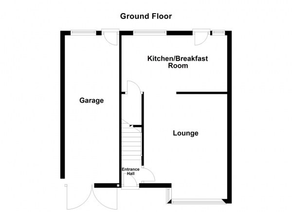 Floor Plan for 3 Bedroom Semi-Detached House for Sale in Thornes Moor Road, Wakefield, WF2, 8PX -  &pound239,950