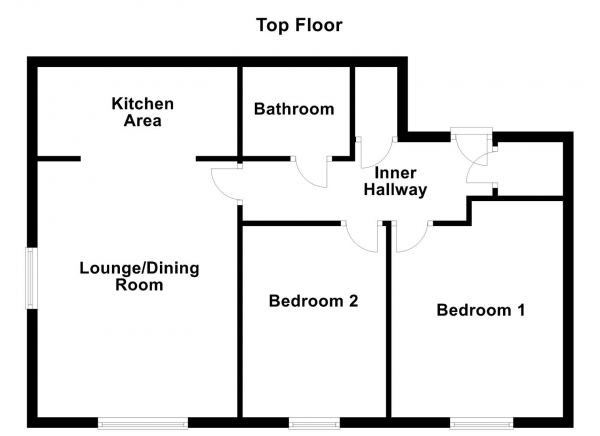 Floor Plan Image for 2 Bedroom Apartment for Sale in Mayfair Court, Wakefield