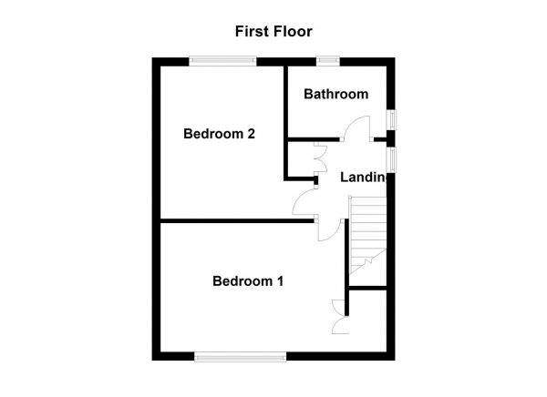 Floor Plan Image for 2 Bedroom Semi-Detached House for Sale in Hoyland Road, Wakefield