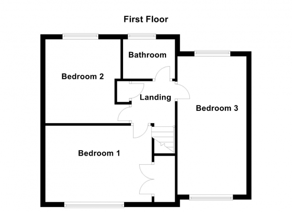 Floor Plan Image for 3 Bedroom Semi-Detached House for Sale in Tinsworth Road, Wakefield