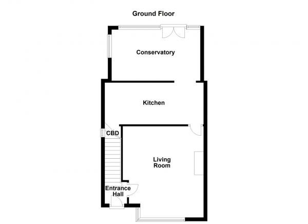 Floor Plan Image for 2 Bedroom End of Terrace House for Sale in Silcoates Lane, Wrenthorpe