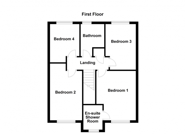 Floor Plan for 4 Bedroom Detached House for Sale in Prince Albert Road, Wakefield, WF1, 2FP -  &pound355,000