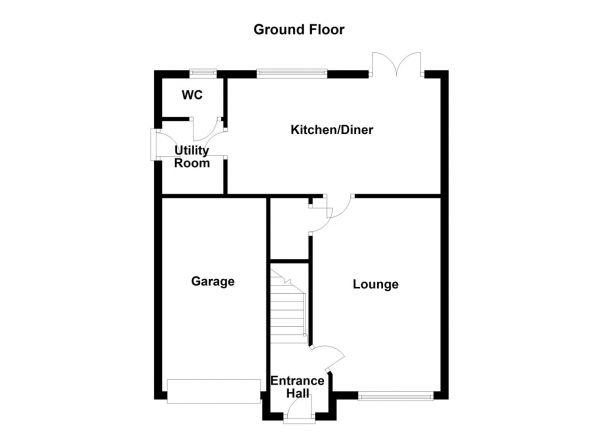 Floor Plan for 4 Bedroom Detached House for Sale in Prince Albert Road, Wakefield, WF1, 2FP -  &pound355,000