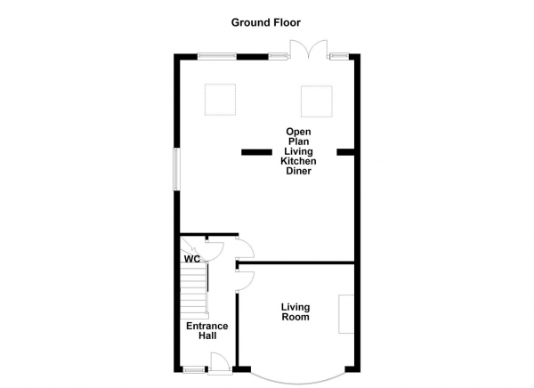 Floor Plan for 3 Bedroom Semi-Detached House for Sale in Eden Avenue, Wakefield, WF2, 9DJ -  &pound289,995