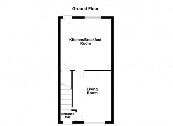 Floor Plan for 2 Bedroom Terraced House for Sale in Durkar Lane, Durkar, WF4, 3AF - OIRO &pound179,950