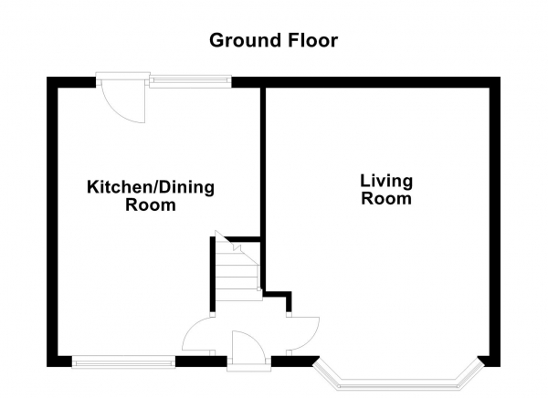 Floor Plan for 3 Bedroom Detached House for Sale in Valley Drive, Wrenthorpe, Wakefield, WF2, 0TL -  &pound285,000