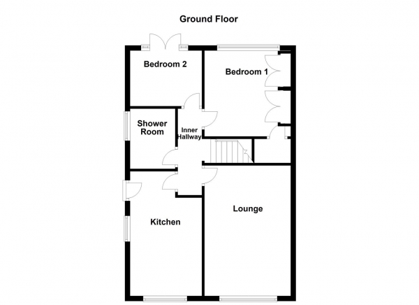 Floor Plan Image for 3 Bedroom Semi-Detached Bungalow for Sale in Lingwell Gate Crescent, Wakefield