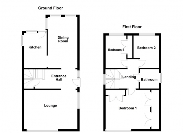 Floor Plan Image for 3 Bedroom Detached House for Sale in Ashley Close, Wrenthorpe, Wakefield