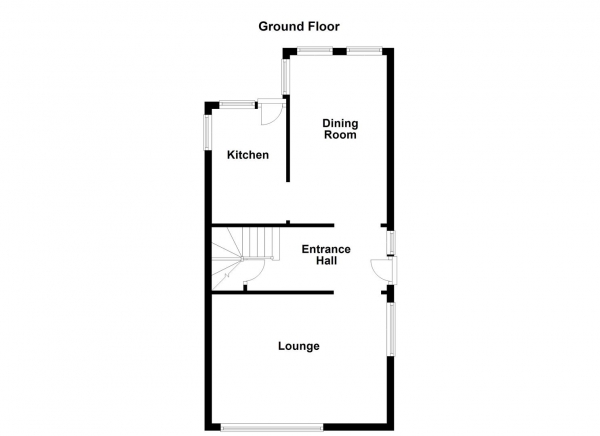 Floor Plan for 3 Bedroom Detached House for Sale in Ashley Close, Wrenthorpe, Wakefield, WF2, 0JU -  &pound295,000