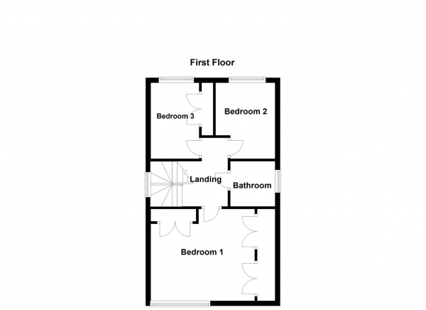 Floor Plan for 3 Bedroom Detached House for Sale in Ashley Close, Wrenthorpe, Wakefield, WF2, 0JU -  &pound295,000