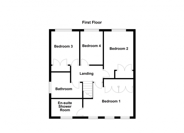 Floor Plan Image for 4 Bedroom Detached House for Sale in Riverdale Avenue, Stanley