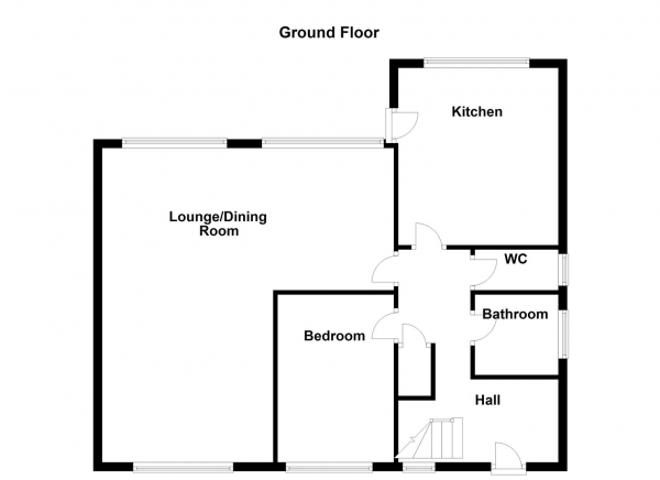 Floor Plan Image for 3 Bedroom Detached Bungalow for Sale in The Russets, Sandal, Wakefield