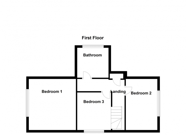 Floor Plan for 3 Bedroom Detached Bungalow for Sale in The Russets, Sandal, Wakefield, WF2, 6JF -  &pound375,000