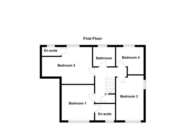 Floor Plan for 4 Bedroom Detached House for Sale in Millcroft, Lofthouse, Wakefield, WF3, 3TH -  &pound450,000