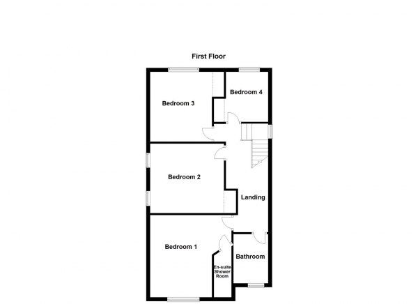 Floor Plan for 4 Bedroom Detached House for Sale in Wood Lane, Rothwell, Leeds, LS26, 0PW - Guide Price &pound550,000