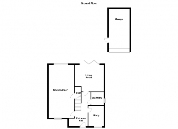 Floor Plan Image for 4 Bedroom Detached House for Sale in Thornesgate Mews, Wakefield