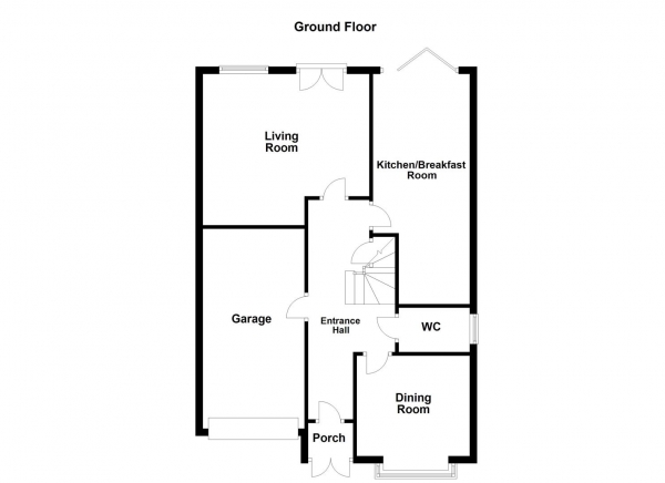 Floor Plan for 4 Bedroom Detached House for Sale in Oakenshaw Lane, Walton, Wakefield, WF2, 6NH -  &pound515,000