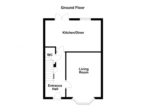 Floor Plan Image for 3 Bedroom Semi-Detached House for Sale in Field Gate Close, Wakefield