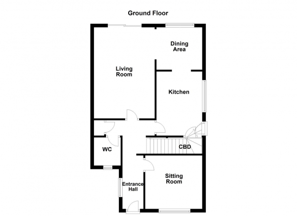 Floor Plan Image for 3 Bedroom Detached House for Sale in Stopford Garth, Sandal, Wakefield