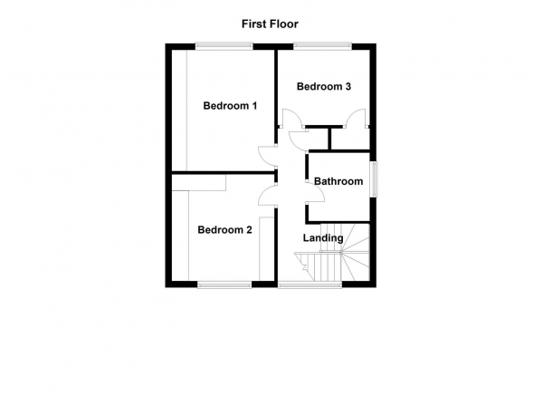 Floor Plan Image for 3 Bedroom Detached House for Sale in Stopford Garth, Sandal, Wakefield