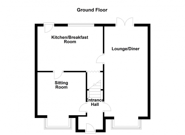 Floor Plan for 4 Bedroom Detached House for Sale in Hopewell Way, Crigglestone, Wakefield, WF4, 3PU -  &pound350,000