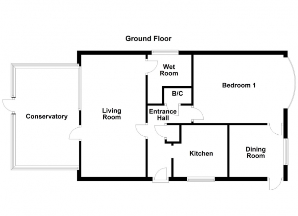 Floor Plan Image for 1 Bedroom Detached Bungalow for Sale in Avondale Drive, Stanley, Wakefield