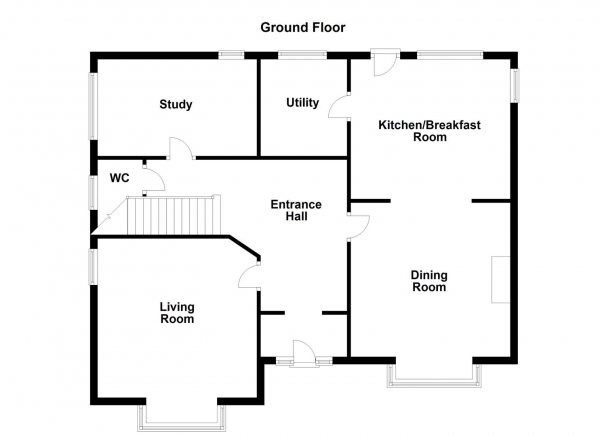 Floor Plan Image for 4 Bedroom Detached House for Sale in Westfield Park, Wakefield