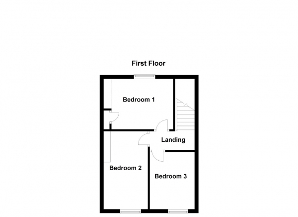 Floor Plan Image for 3 Bedroom Property for Sale in Doncaster Road, Crofton, Wakefield