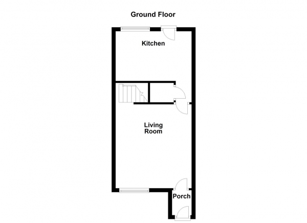 Floor Plan Image for 2 Bedroom Terraced House for Sale in Howden Way, Eastmoor, Wakefield