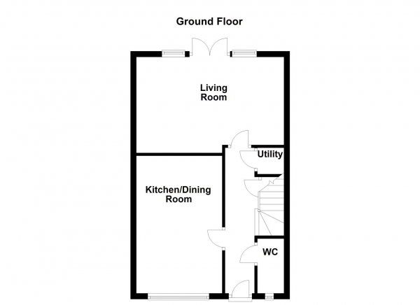 Floor Plan Image for 4 Bedroom Semi-Detached House for Sale in Fountains Close, Wakefield