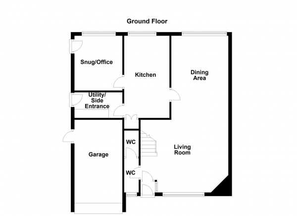 Floor Plan Image for 5 Bedroom Detached House for Sale in Beechfield, Wakefield