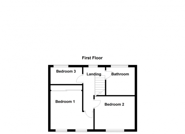 Floor Plan Image for 2 Bedroom Semi-Detached House for Sale in Broadway, Wakefield