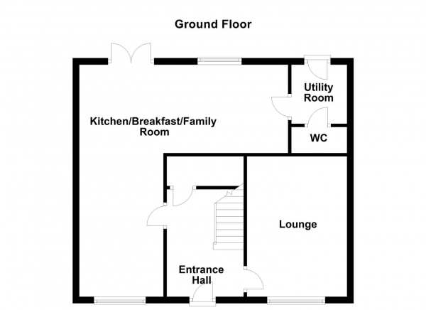 Floor Plan Image for 4 Bedroom Detached House for Sale in Winter Close, Stanley, Wakefield