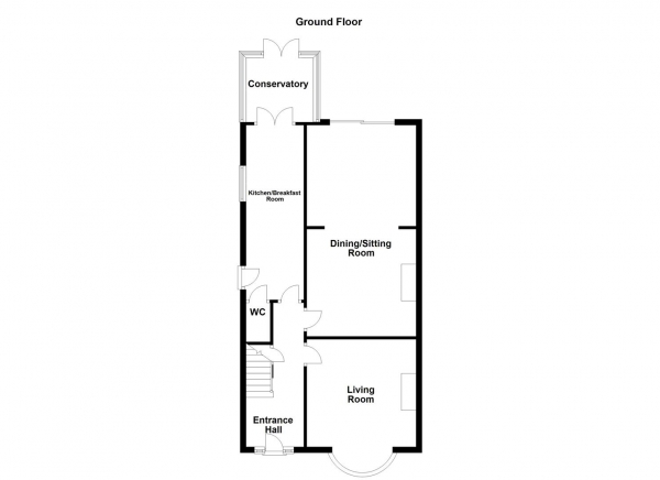 Floor Plan Image for 3 Bedroom Semi-Detached House for Sale in Horbury Road, Wakefield