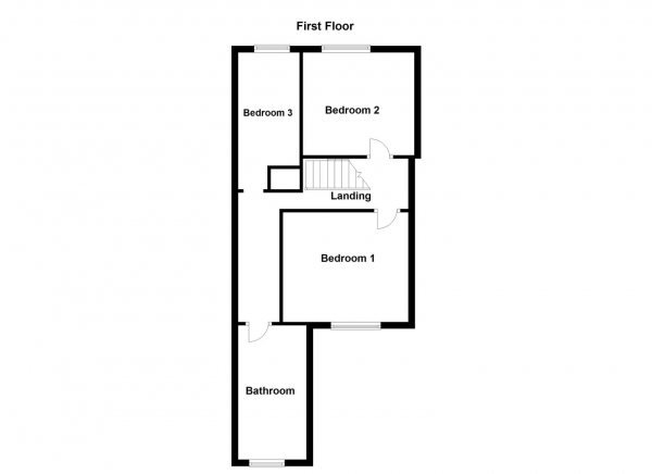 Floor Plan Image for 3 Bedroom Terraced House for Sale in Benjamin Street, Wakefield