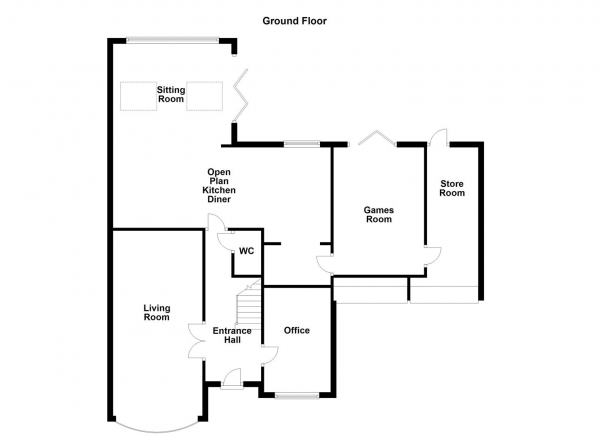 Floor Plan Image for 5 Bedroom Detached House for Sale in Rosedale Drive, Tingley, Wakefield