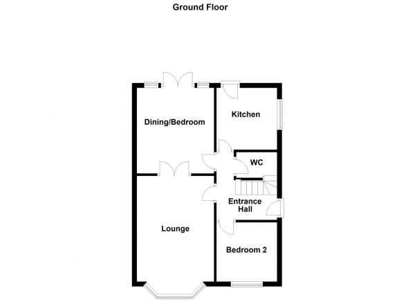 Floor Plan Image for 2 Bedroom Bungalow for Sale in Barkers Road, Durkar, Wakefield