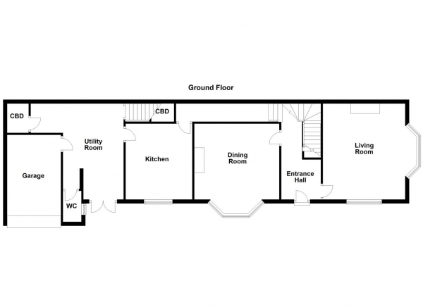 Floor Plan Image for 4 Bedroom Detached House for Sale in Cardigan Terrace, Wakefield