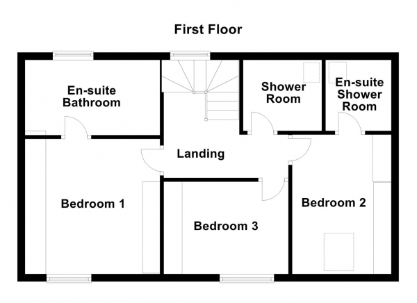 Floor Plan Image for 3 Bedroom Cottage for Sale in Brockswood Court, Walton, Wakefield