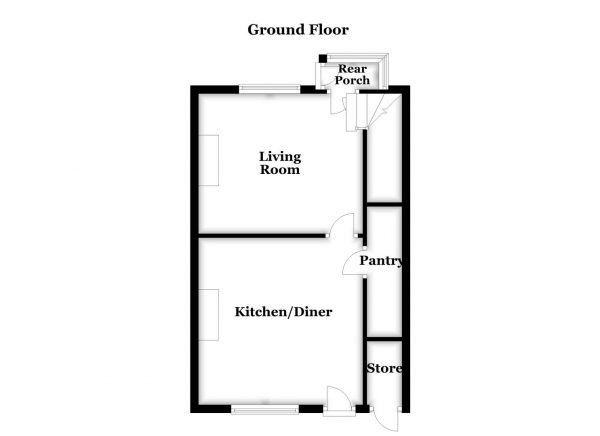 Floor Plan Image for 2 Bedroom Terraced House for Sale in Binks Street, Wakefield